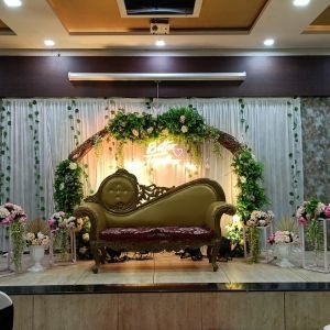 1st Birthday Grand Balloon Backdrop - Raj Event & Decoration Amreli