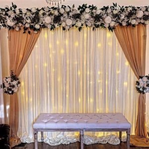 Traditional Namkaran Jhula Floral Spread - Raj Event & Decoration Amreli