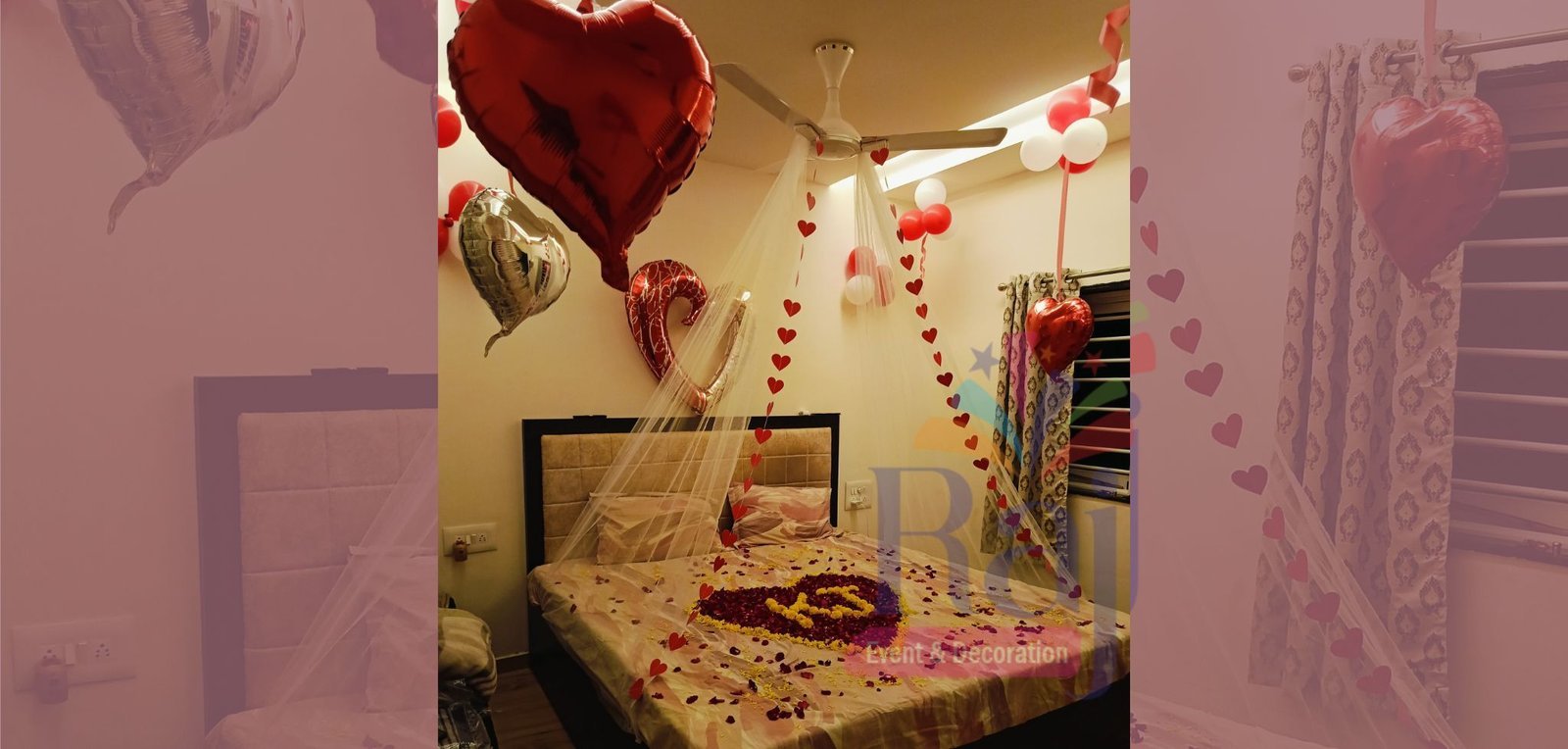 First Night Room Decoration in Amreli, Gujarat
